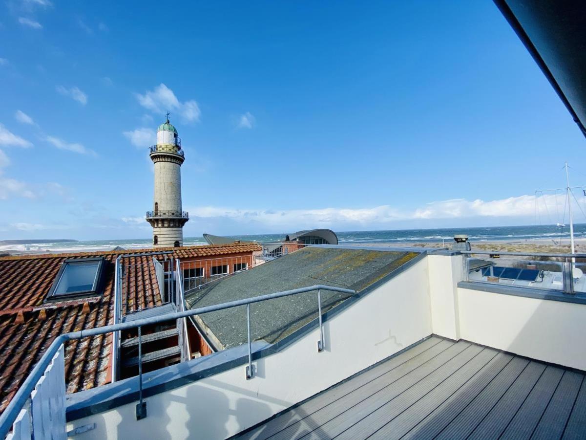 Ostseeblick, Direkt Am Alten Strom Rostock Exteriör bild